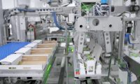 无人工厂食品加工生产车间：机械设备演示动画视频
